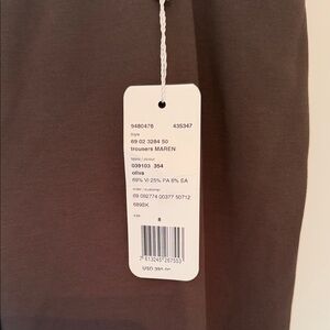 AKRIS punto Brown  - Size 8 pant stretchy NWT